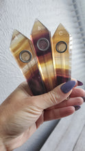 Load image into Gallery viewer, Yellow Fluorite Crystal Pipe
