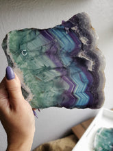 Load image into Gallery viewer, AAA Rainbow Fluorite Crystal Slabs
