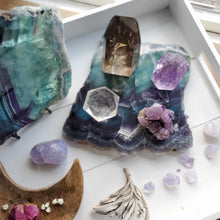 Load image into Gallery viewer, AAA Rainbow Fluorite Crystal Slabs
