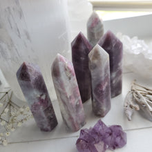 Load image into Gallery viewer, Rubellite + Pink Tourmaline Crystal Towers
