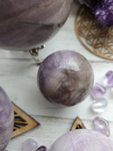 Load image into Gallery viewer, Natural Purple Silk Fluorite Spheres
