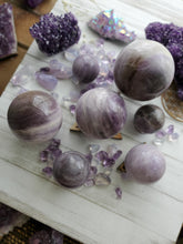 Load image into Gallery viewer, Natural Purple Silk Fluorite Spheres
