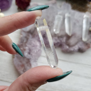 Natural Top Quality Clear Lemurian Quartz Pendants