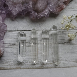 Natural Top Quality Clear Lemurian Quartz Pendants