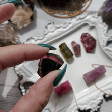 Load image into Gallery viewer, AAA Watermelon Tourmaline Simple Crystal Pendants
