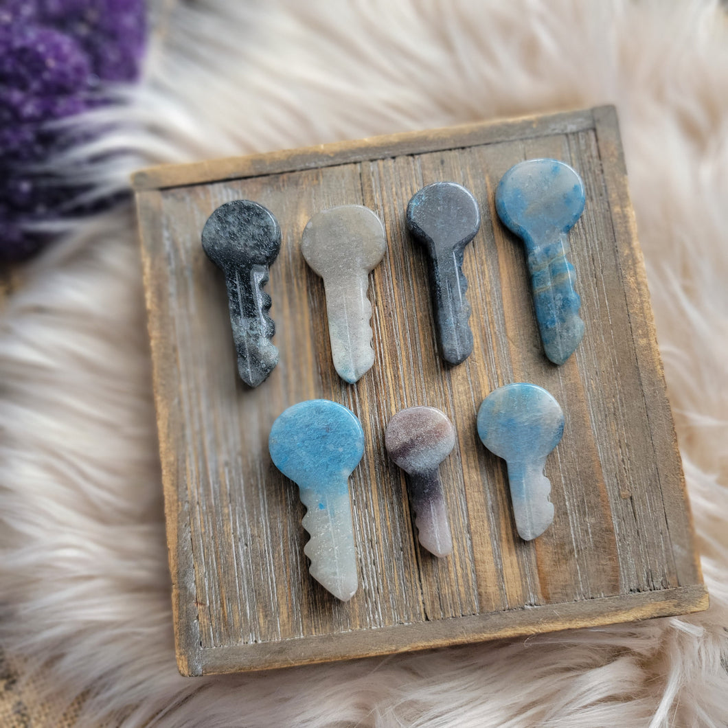 Trolleite Quartz Crystal Keys