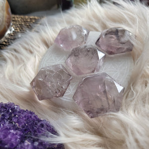 Smokey Amethyst Crystal Hexagons