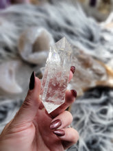 Load image into Gallery viewer, Etched Double Terminated Clear Quartz Crystals
