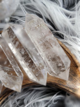 Load image into Gallery viewer, Etched Double Terminated Clear Quartz Crystals
