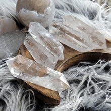 Load image into Gallery viewer, Etched Double Terminated Clear Quartz Crystals
