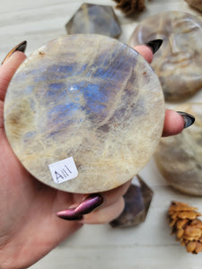 Genuine Sunstone Moonstone SunMoon Faces