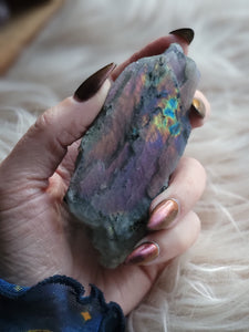 Raw Chunky "Sunset" Spectrolite Labradorite Gemstones