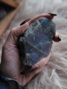 Raw Chunky "Sunset" Spectrolite Labradorite Gemstones