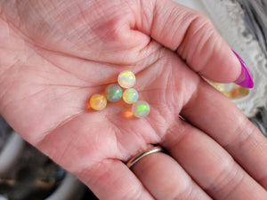 Micro Size Ethiopian Welo Opal Spheres