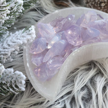 Load image into Gallery viewer, Natural Girasol Lavender + Blue Rose Quartz Tumbles
