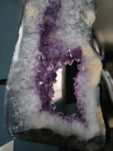 Dreamy Display Amethyst Crystal Portal on Stand