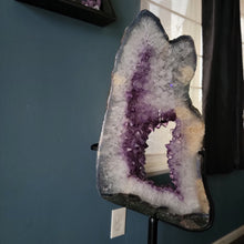 Load image into Gallery viewer, Dreamy Display Amethyst Crystal Portal on Stand

