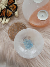 Load image into Gallery viewer, Mini High Grade Aquamarine Crystal Crescent Spheres
