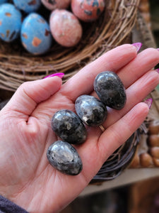 Larvikite Gemstone Eggs