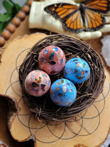 Genuine Mexican Fire Opal Gemstone Eggs