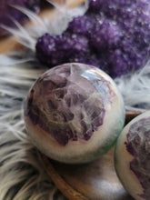 Load image into Gallery viewer, Rainbow Fluorite Flower Crystal Spheres
