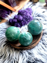 Load image into Gallery viewer, Rainbow Fluorite Flower Crystal Spheres

