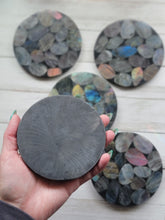 Load image into Gallery viewer, Naturally Polished Labradorite Discs
