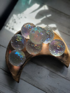 Rainbow Angel Aura Quartz Full Moon Crystals