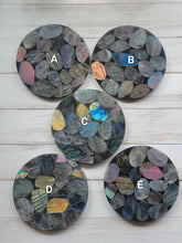Load image into Gallery viewer, Naturally Polished Labradorite Discs
