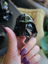 Load image into Gallery viewer, Obsidian Carved Darth Vader
