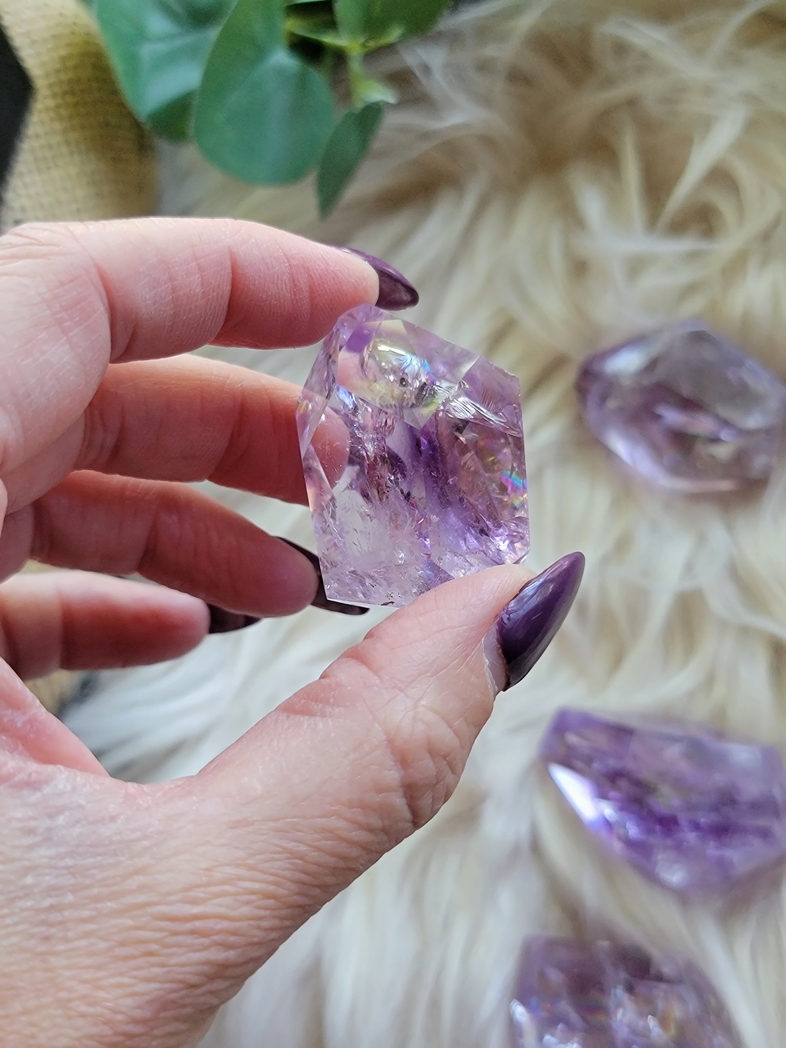 Natural Explosive Rainbow Amethyst Crystal Gem Bombs – Mineral