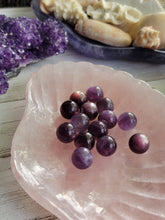 Load image into Gallery viewer, 10mm Natural Top Quality Gem Lepidolite Mini Spheres
