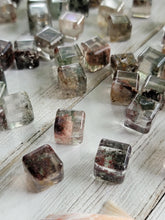 Load image into Gallery viewer, Natural Lodolite Dream Quartz Mini Crystal Cubes
