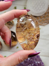Load image into Gallery viewer, Natural Lodolite Shamanic Dream Quartz Crystal Lenses

