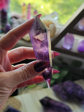 Load image into Gallery viewer, AAA Natural Phantom Amethyst Crystal Vogels
