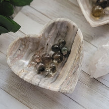 Load image into Gallery viewer, Grey Onyx Crystal Gemstone Heart Dish
