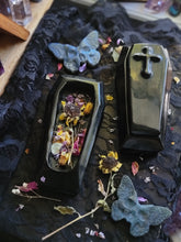 Load image into Gallery viewer, Large Gothic Obsidian Coffin Vessel
