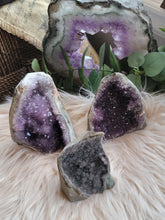 Load image into Gallery viewer, Raw Purple Amethyst Crystal Cathedrals
