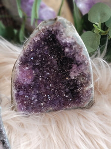 Raw Purple Amethyst Crystal Cathedrals