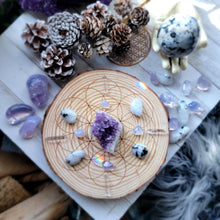 Load image into Gallery viewer, Divine Feminine Activation Crystal Grid Kit
