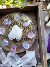 Load image into Gallery viewer, Mini Sacred Geometry Apophyllite Activation Crystal Grid Kits
