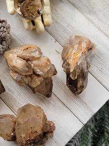 Raw Kundalini Quartz Crystal Clusters