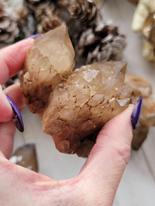 Raw Kundalini Quartz Crystal Clusters