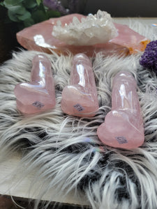 Rose Quartz Crystal Phallus Totem