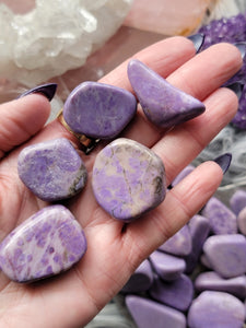 Rare Lavender Unicorn Jade "Jadeite" Pocket Stones