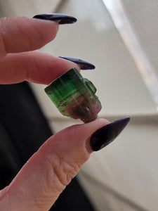 Bicolor Watermelon Tourmaline Specimen