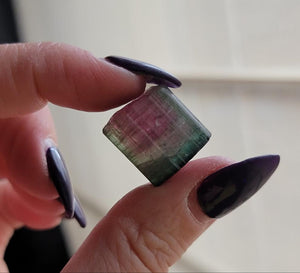 Bicolor Watermelon Tourmaline Specimen