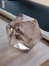 Load image into Gallery viewer, Super Extra Quality Icosohedron Smokey Quartz Cube
