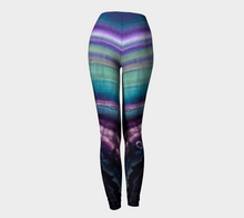 Load image into Gallery viewer, Rainbow Fluorite Eco Poly Crystal Statement Leggings
