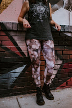 Load image into Gallery viewer, &quot;Capri&quot; Pink Amethyst Eco Poly Crystal Statement Leggings
